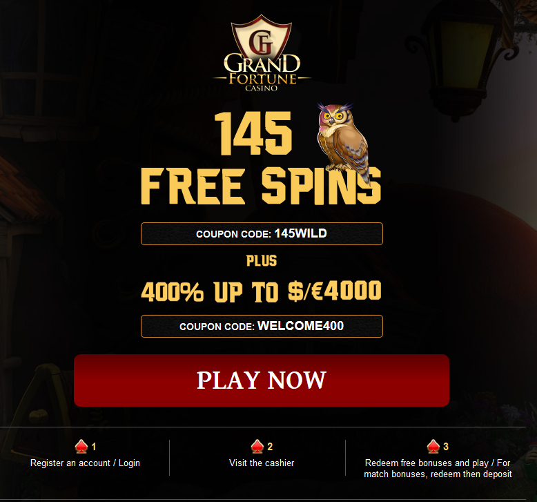 Grand Fortune Casino  | 400% Bonus